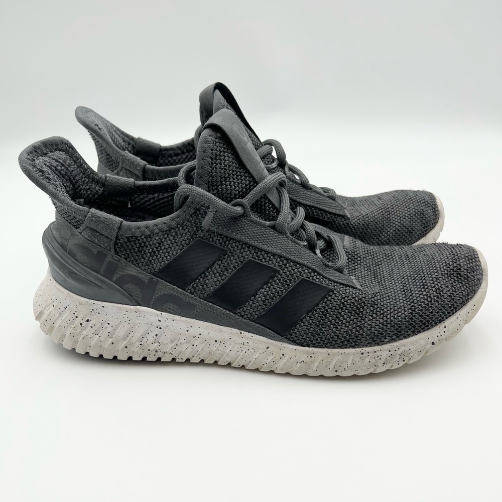 Adidas Charcoal and Black Men’s Running Shoes Size 8